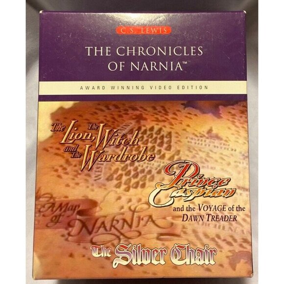 The Chronicles Of Narnia 3 VHS Box Set 1990 Edition - Picture 6 of 6